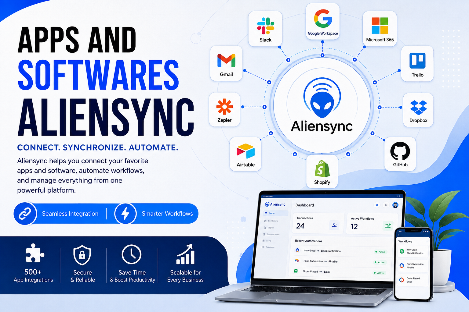 apps and softwares aliensync