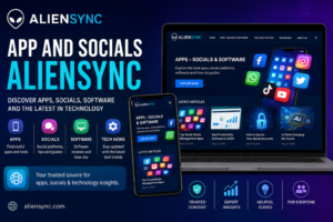 app and socials aliensync