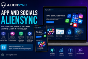 app and socials aliensync